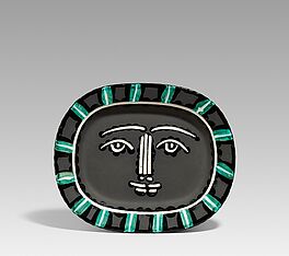 Pablo Picasso Ceramics - Grey Face, 81633-2, Van Ham Kunstauktionen