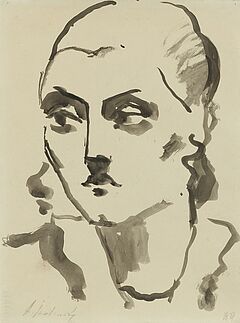 Alexej Jawlensky - Portrait Lisa Kuemmel, 81240-3, Van Ham Kunstauktionen