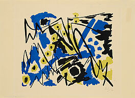Ernst Wilhelm Nay - Komposition Blau-Gelb, 80374-393, Van Ham Kunstauktionen