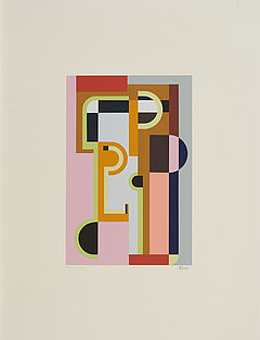 Walter Dexel - Komposition aus P-Formen, 65416-31, Van Ham Kunstauktionen