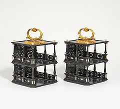 Frankreich - Paar Anbiet-Etageren Stil Renaissance, 69588-5, Van Ham Kunstauktionen