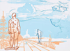 Mappenwerk - Tilo Baumgaertel Peter Busch Christoph Ruckhaeberle David Schnell und Matthias Weischer, 68003-74, Van Ham Kunstauktionen