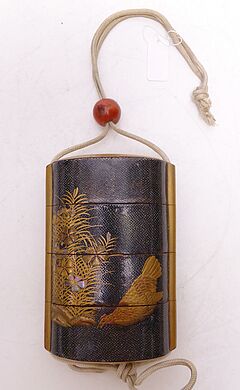 Inro mit Hahn und Henne, 65350-8, Van Ham Kunstauktionen