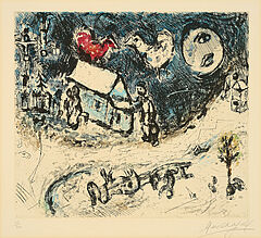 Marc Chagall - Les Coqs sur le toit, 76923-2, Van Ham Kunstauktionen