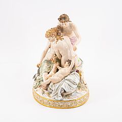 Meissen - Grosse Gruppe Drei Grazien mit Amor, 77895-1, Van Ham Kunstauktionen