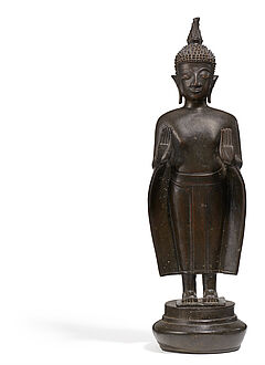 Stehender Buddha im Stil des Pha Bang, 65647-1, Van Ham Kunstauktionen