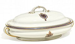 KPM - Ovale Terrine der SMS Deutschland - Yacht Kaiser Wilhelm II, 56519-7, Van Ham Kunstauktionen