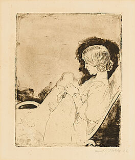 Emil Nolde - Junge Frau, 80374-405, Van Ham Kunstauktionen