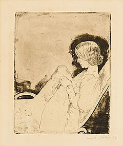 Emil Nolde - Junge Frau, 80374-405, Van Ham Kunstauktionen