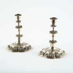 Henricus Koppers - Paar Leuchter mit Regencedekor, 81418-1, Van Ham Kunstauktionen