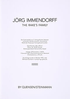 Joerg Immendorff - The Rakes Family, 76602-9, Van Ham Kunstauktionen