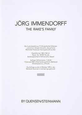 Joerg Immendorff - The Rakes Family, 76602-9, Van Ham Kunstauktionen
