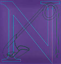 Michael Craig-Martin - N Aus Alphabet, 75385-37, Van Ham Kunstauktionen