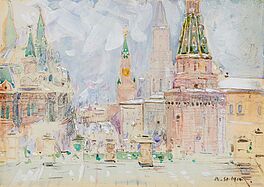 Robert Hermann Sterl - Wintertag in Moskau, 58675-2, Van Ham Kunstauktionen