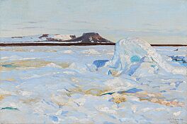 Emma Vilhelmina Berg - Mitternachtssonne im Polargebiet, 75063-13, Van Ham Kunstauktionen