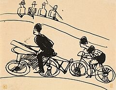 Ernst Ludwig Kirchner - Steherrennen Radrennen mit Motorvorspann, 77260-12, Van Ham Kunstauktionen