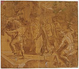 Girolamo Muziano - Errichtung eines Tempels, 70016-9, Van Ham Kunstauktionen