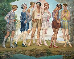 Herbert Rolf Schlegel - Models vor dem Ammersee, 68184-1, Van Ham Kunstauktionen