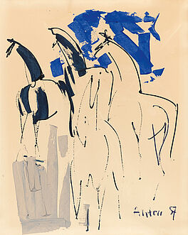 Anton Raederscheidt - Pferde, 68338-1, Van Ham Kunstauktionen