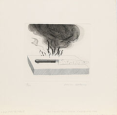 David Hockney - The Carpenters bench a knife and fire, 62664-3, Van Ham Kunstauktionen