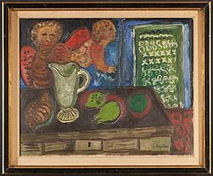 Werner Gilles - Ohne Titel Stillleben mit Engel, 73014-2, Van Ham Kunstauktionen
