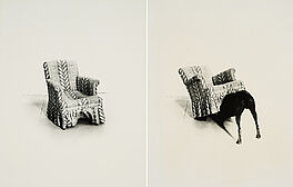 William Wegman - Man Ray mit Sessel, 81351-118, Van Ham Kunstauktionen