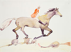 Cornelia Schleime - Der Schimmelreiter, 77005-73, Van Ham Kunstauktionen