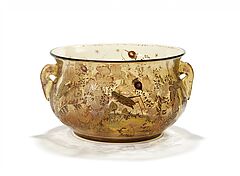 Emile Galle - Grosse Schale mit Emaildekor, 81272-1, Van Ham Kunstauktionen