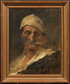 Franz von Stuck - Portrait eines Herren mit Schnauzbart, 69427-6, Van Ham Kunstauktionen