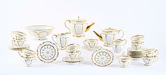 KPM - Biedermeier-Teeservice für zwölf Personen, 81034-5, Van Ham Kunstauktionen