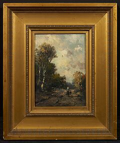 Jan van der Linde - Waldlandschaft mit Weg, 69590-4, Van Ham Kunstauktionen