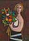 Karl Hofer - Frau mit Blumen, 70422-1, Van Ham Kunstauktionen