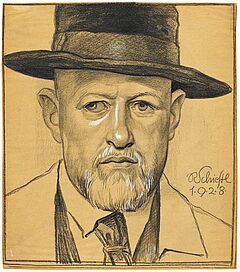 Rudolf Schiestl - Selbstportraet, 74116-1, Van Ham Kunstauktionen