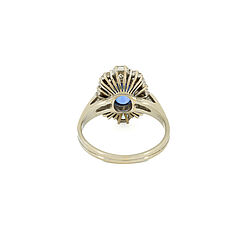Saphir-Diamant-Ring, 81602-11, Van Ham Kunstauktionen