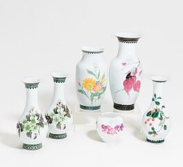 Sechs Vasen mit Liling-Marke, 64493-52, Van Ham Kunstauktionen