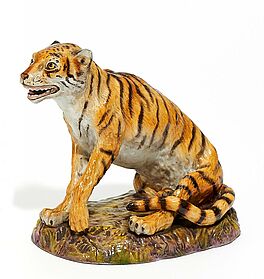 Meissen - Sitzender Tiger, 58999-8, Van Ham Kunstauktionen