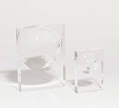 Adolf Luther - 2 Stelen Linsenobjekte, 66592-4, Van Ham Kunstauktionen