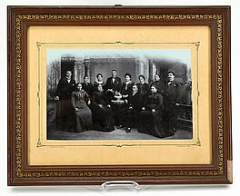 Deutschland - Karte von Hessen und Familienportraet, 68008-495, Van Ham Kunstauktionen