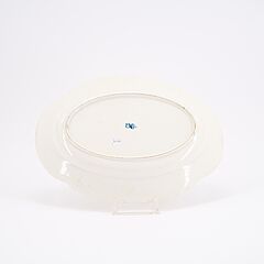 Frankenthal - Ovale Platte mit feiner Blumenmalerei, 80670-32, Van Ham Kunstauktionen