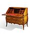 Frankreich - Schreibkommode mit Bandeinlagen Louis XV, 81710-1, Van Ham Kunstauktionen