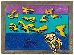 Jose Ortega - Ginestes et femme que cherche dans la mer orange, 64027-103, Van Ham Kunstauktionen