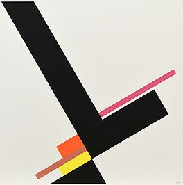 Walter Dexel - Komposition mit grossem schwarzen L, 63231-6, Van Ham Kunstauktionen