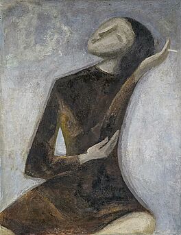 Peter Herkenrath - Ohne Titel Sitzende junge Frau, 64546-4, Van Ham Kunstauktionen