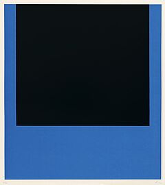 Rupprecht Geiger - schwarz auf blau, 59936-27, Van Ham Kunstauktionen