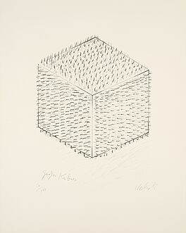 Guenther Uecker - Grosser Kubus, 79013-10, Van Ham Kunstauktionen