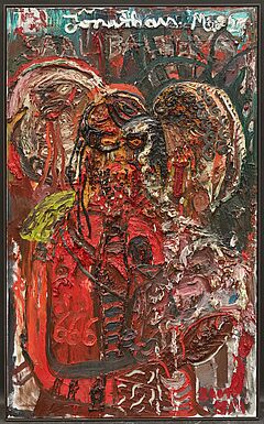 Jonathan Meese - Selbstportrait mit kranker Figur, 69752-1, Van Ham Kunstauktionen