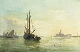 Giulio Cecchini - Schiffe in der Lagune von Venedig, 57722-11, Van Ham Kunstauktionen