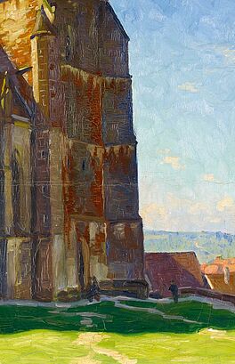 Franz Hecker - Teilansicht einer Kirche Kloster Banz, 56899-3, Van Ham Kunstauktionen