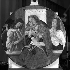 Sandro Botticelli - Madonna mit dem Kind Johannes dem Taeufer und einem Engel, 47640-16, Van Ham Kunstauktionen