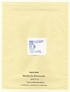 August Sander - Auktion 301 Los 1188, 46578-10, Van Ham Kunstauktionen